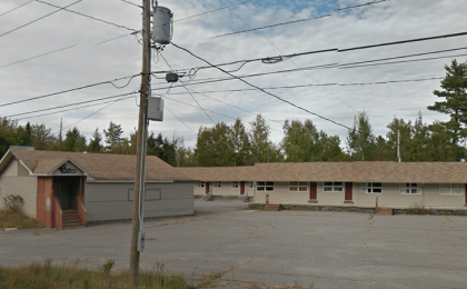 A house covered in snow